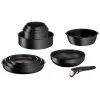 Kochtopf-Set Tefal Ingenio L76391 – Aluminium-Mixset, 4-teilig (Töpfe Ø16/18/20 cm) schwarz