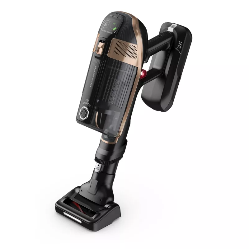 Rowenta X-Force RH99F1 2-in-1-Stabstaubsauger Batterie Trocken HEPA Beutellos 0,9 l Schwarz, Grau