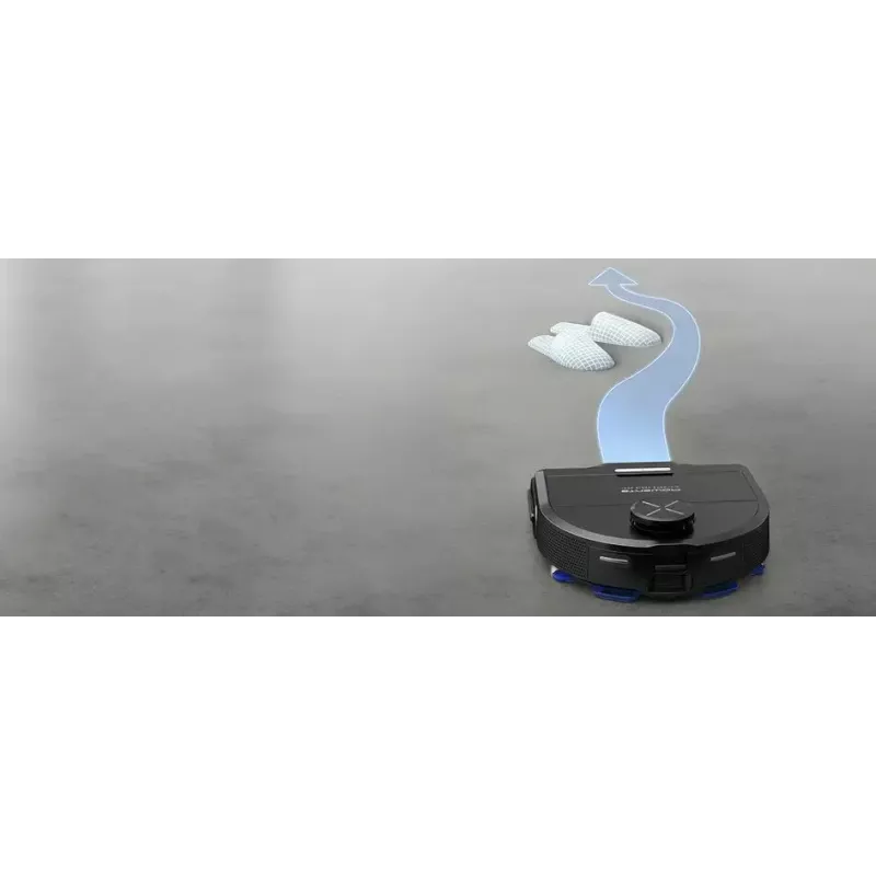 Roboterstaubsauger Rowenta X‑Plorer RR9465WH — beutellos, D-Form, 0,35 l Staubbehälter, 120 min Laufzeit, Li‑Ion, 97×325×335 mm, schwarz