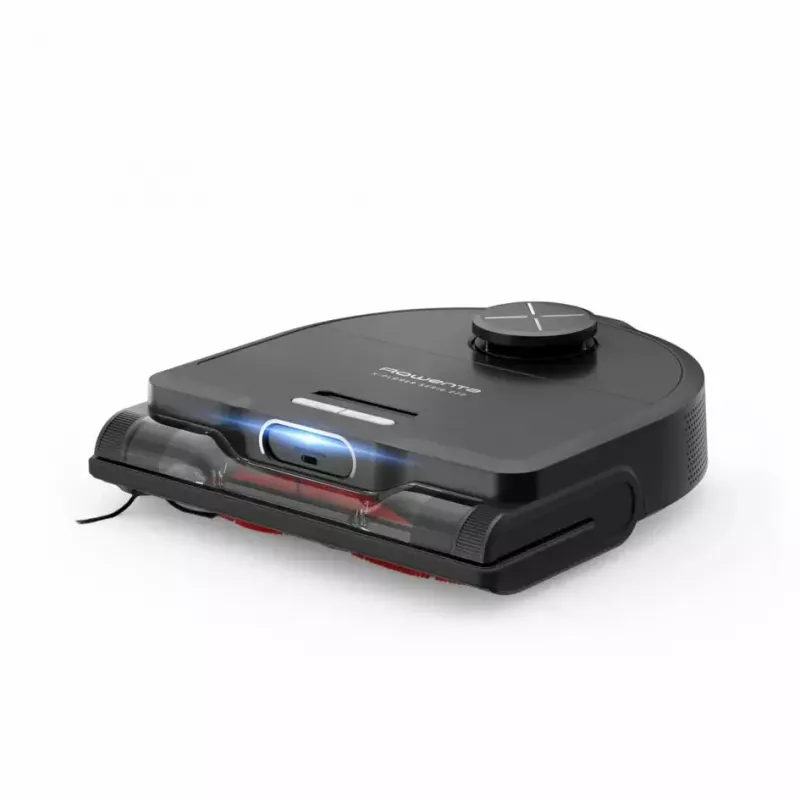 Roboterstaubsauger Rowenta X‑Plorer RR9465WH — beutellos, D-Form, 0,35 l Staubbehälter, 120 min Laufzeit, Li‑Ion, 97×325×335 mm, schwarz