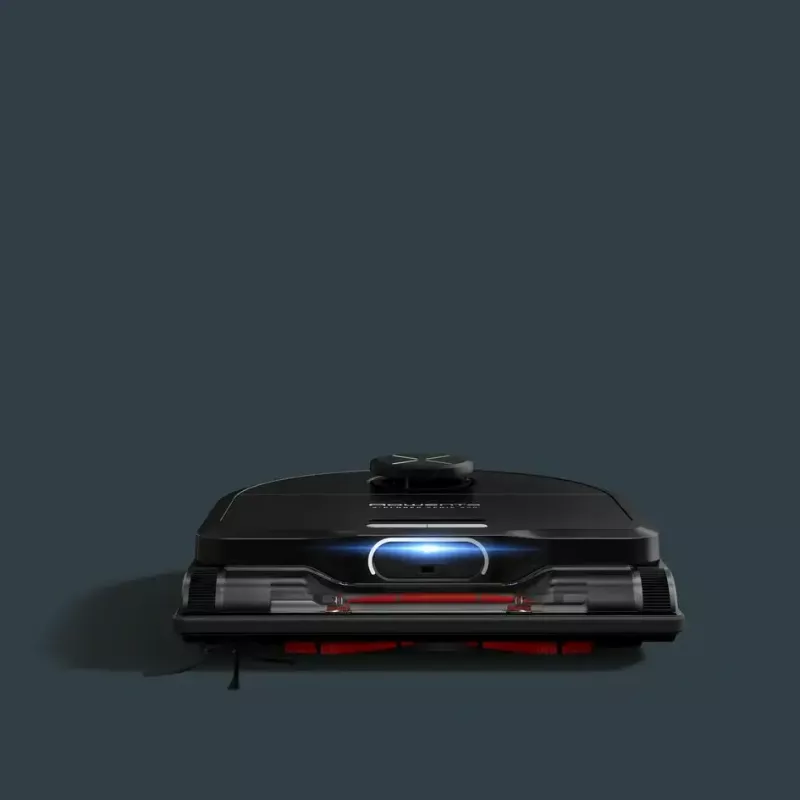 Roboterstaubsauger Rowenta X‑Plorer RR9465WH — beutellos, D-Form, 0,35 l Staubbehälter, 120 min Laufzeit, Li‑Ion, 97×325×335 mm, schwarz