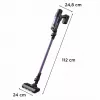 Rowenta RH6A31 2-in-1-Stabstaubsauger Akku Trocken Beutellos 140 W Schwarz, Lila