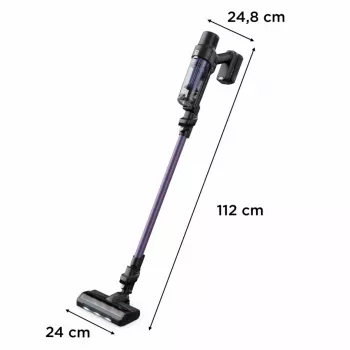 Rowenta RH6A31 2-in-1-Stabstaubsauger Akku Trocken Beutellos 140 W Schwarz, Lila