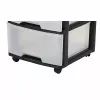 Aufbewahrungs-Schubladeneinheit Curver 0806770146 – 5 Schubladen, je 20 L, schwarz/durchscheinend, 37×39×100 cm
