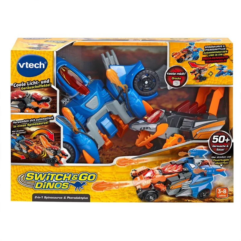 VTech Switch & Go Dinos 549304, 3 Jahr(e), mit Ton, Mehrfarbig, 570 g