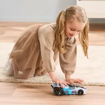 Transformierbares Spielzeug VTech Switch & Go Dinos Fire Pterotactyl — VTech Modell 80-572804, elektronischer transformierbarer Dinosaurier/Fahrzeug