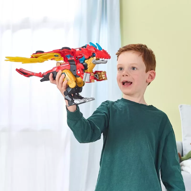 Spielfigur VTech Switch & Go Combo Mega Dragon — verwandelbares Fahrzeug-Drachen-Spielset