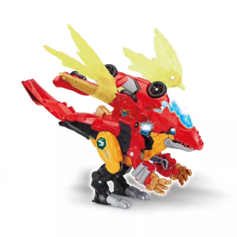 Spielfigur VTech Switch & Go Combo Mega Dragon — verwandelbares Fahrzeug-Drachen-Spielset