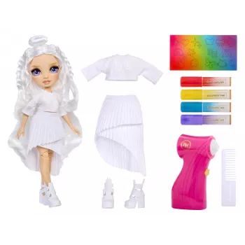 Rainbow High Air Brush & Create Modepuppen – Lila Augen, Modepuppe, Weiblich, 4 Jahre, Junge/Mädchen, Mehrfarbig