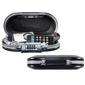 Tragbarer Safe MASTER LOCK Safe Space kleiner Zahlenschloss-Tresor mit Kabel
