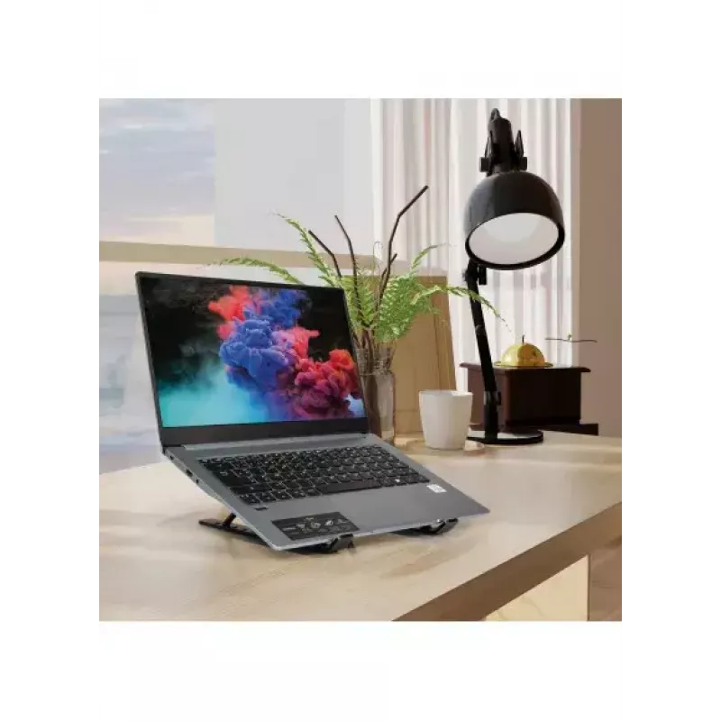 Laptopständer Port Designs 901107 Schwarz Aluminium 39,6 cm