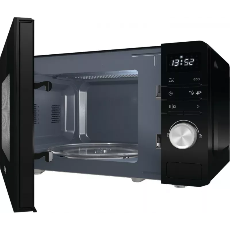 Gorenje Mikrowelle MO20A3B, Arbeitsplatte, Solo-Mikrowelle, 20 l, 800 W, integriertes Display, LED