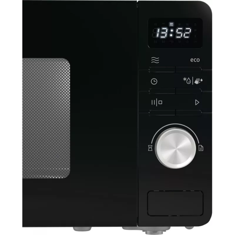 Gorenje Mikrowelle MO20A3B, Arbeitsplatte, Solo-Mikrowelle, 20 l, 800 W, integriertes Display, LED