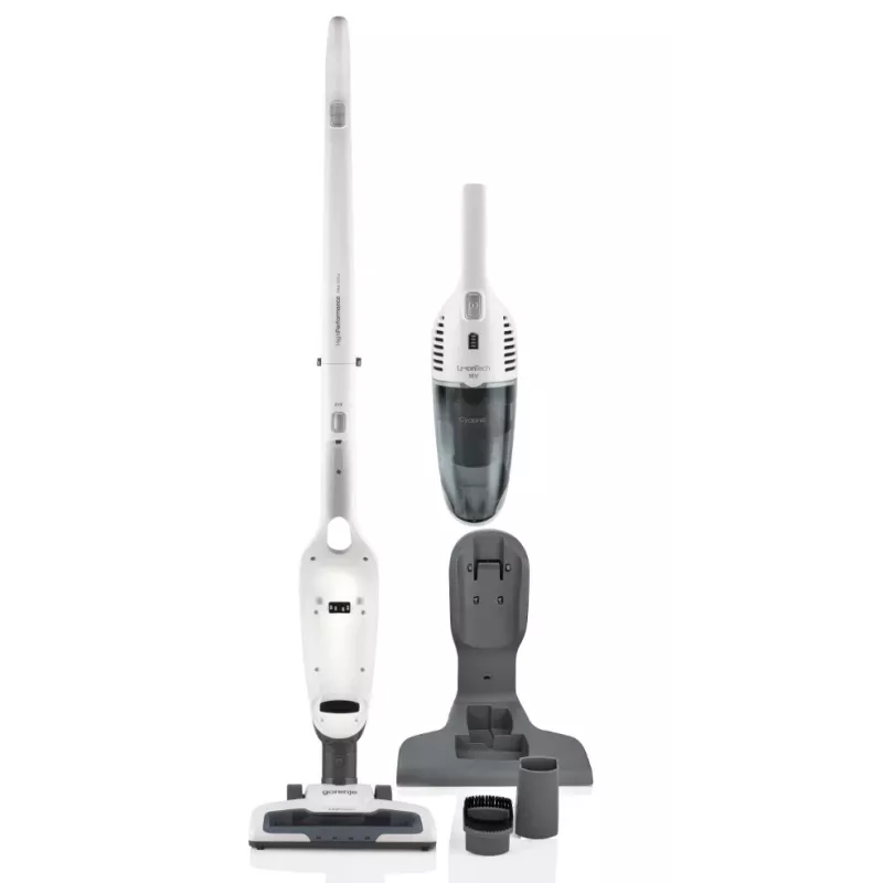 Gorenje SVC180FW 2-in-1 Stielstaubsauger Batterie Trocken HEPA Beutellos 0,6 L Weiß