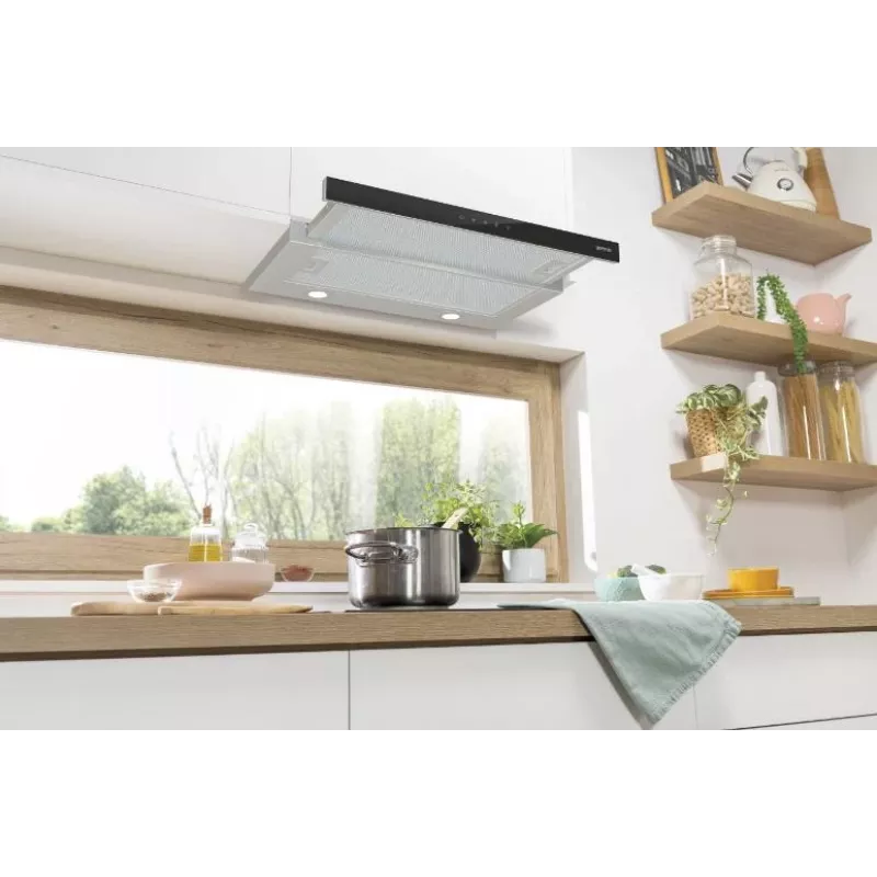 Gorenje TH64E3SGB Dunstabzugshaube Halbeingebaut (Auszug) Edelstahl 350 m³/h