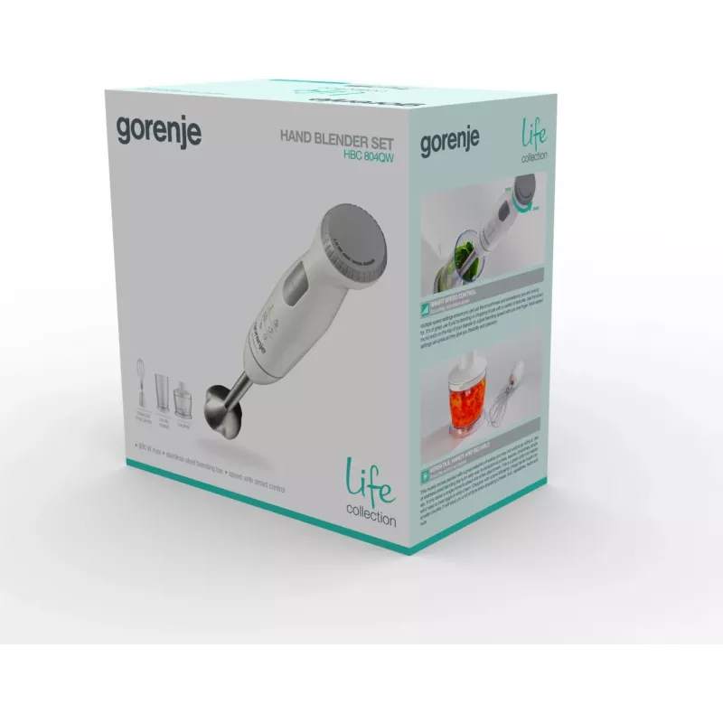 Gorenje HBC804QW 0,5 l Pürierstab 800 W Weiß