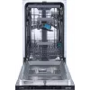 Gorenje Diskmaskin GV561D10 BK070, Unterbaufähig, Slimline (45 cm), Weiß, Standard (80 - 85 cm), Schwarz, Tasten