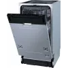 Gorenje Diskmaskin GV561D10 BK070, Unterbaufähig, Slimline (45 cm), Weiß, Standard (80 - 85 cm), Schwarz, Tasten