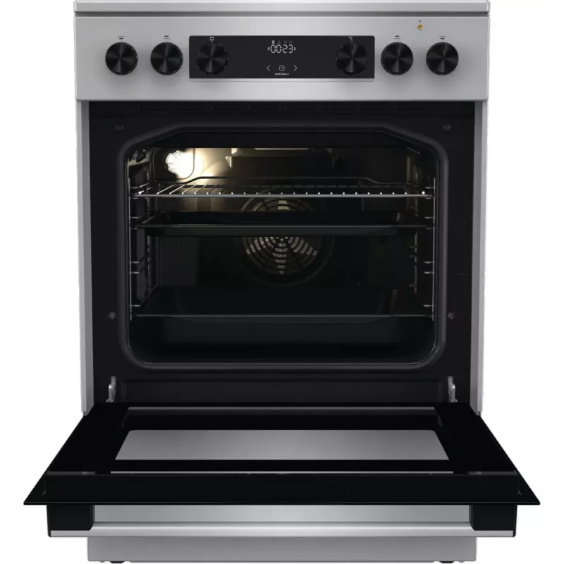 Gorenje GECS6C70XC Herd Freistehender Herd Elektrokochfeld Edelstahl
