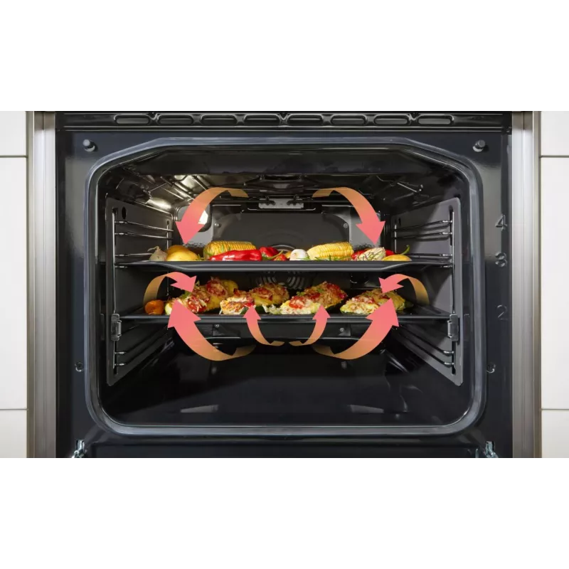Gorenje GECS6C70XC Herd Freistehender Herd Elektrokochfeld Edelstahl