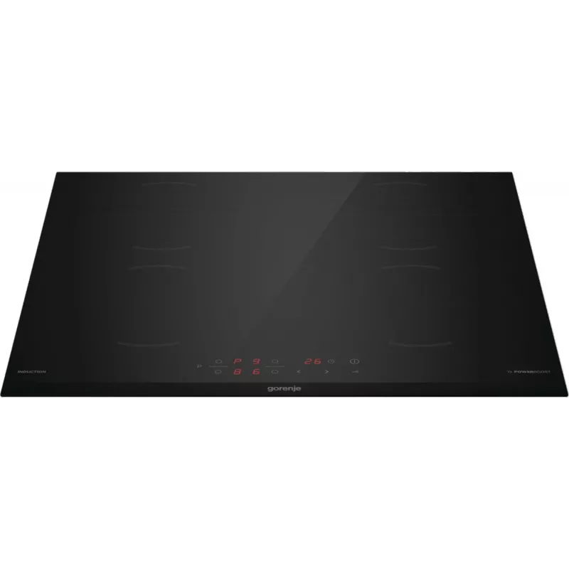 Gorenje Induktionskochfeld GI6401BCE RAL9017, Schwarz, Einbau, 59,5 cm, Zonen-Induktionskochfeld, Glaskeramik, 4 Zone(n)