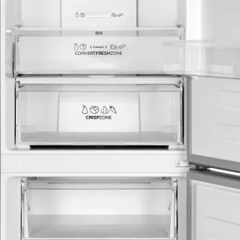 Gorenje Kühl-Gefrierkombination NRK619CABXL4, 304 L, 6 kg/24h, Klasse C, Frischzonefach, Schwarz