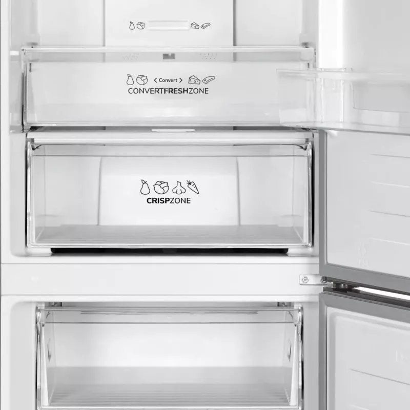 Gorenje Kühl-Gefrierkombination NRK619CABXL4, 304 L, 6 kg/24h, Klasse C, Frischzonefach, Schwarz