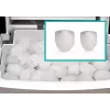 Gorenje IMD1200SB Tragbarer Eiswürfelbereiter 12 kg/24h Edelstahl