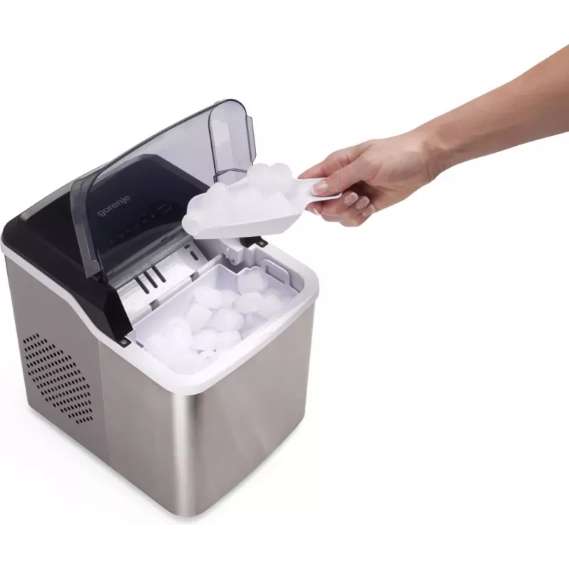 Gorenje IMD1200SB Tragbarer Eiswürfelbereiter 12 kg/24h Edelstahl