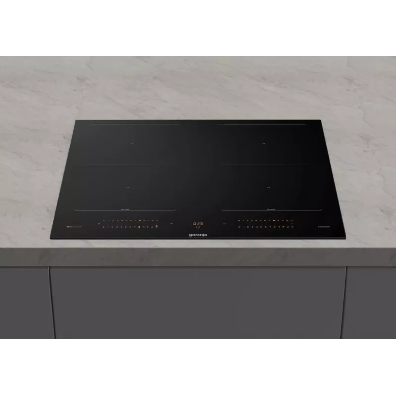 Gorenje Induktionshäll GI6443BSCWF, Schwarz, Einbau, 60 cm, Zonen-Induktionskochfeld, Glaskeramik, 4 Zone(n)