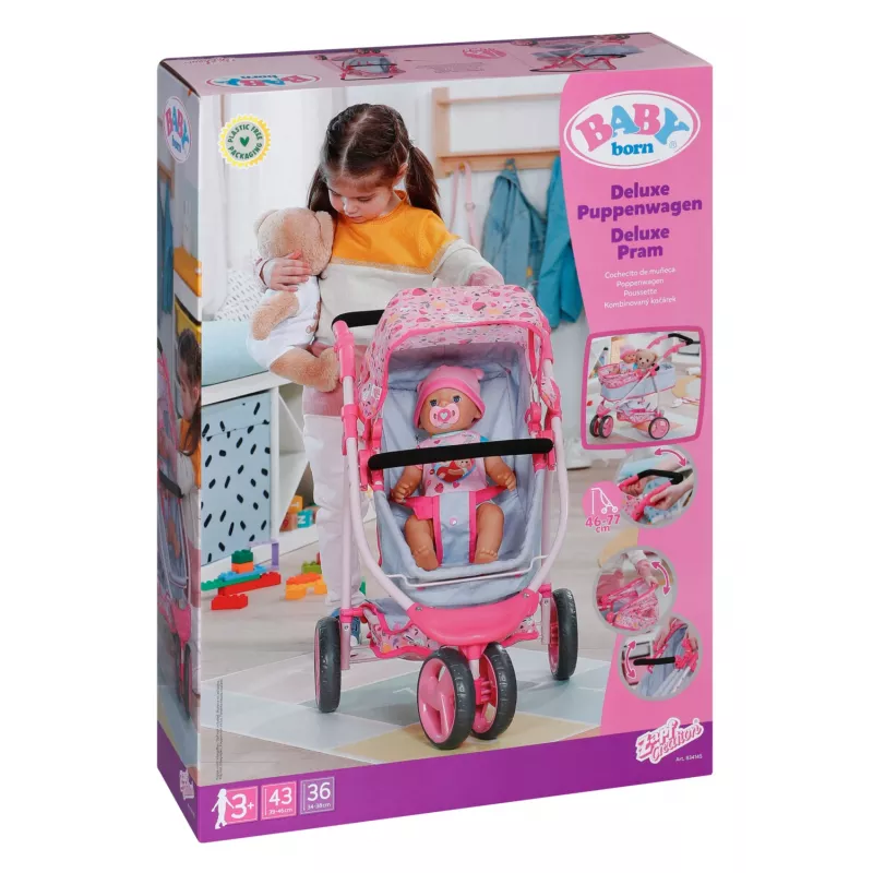 BABY born Deluxe Puppenwagen, Puppenwagen, 3 Jahr(e)