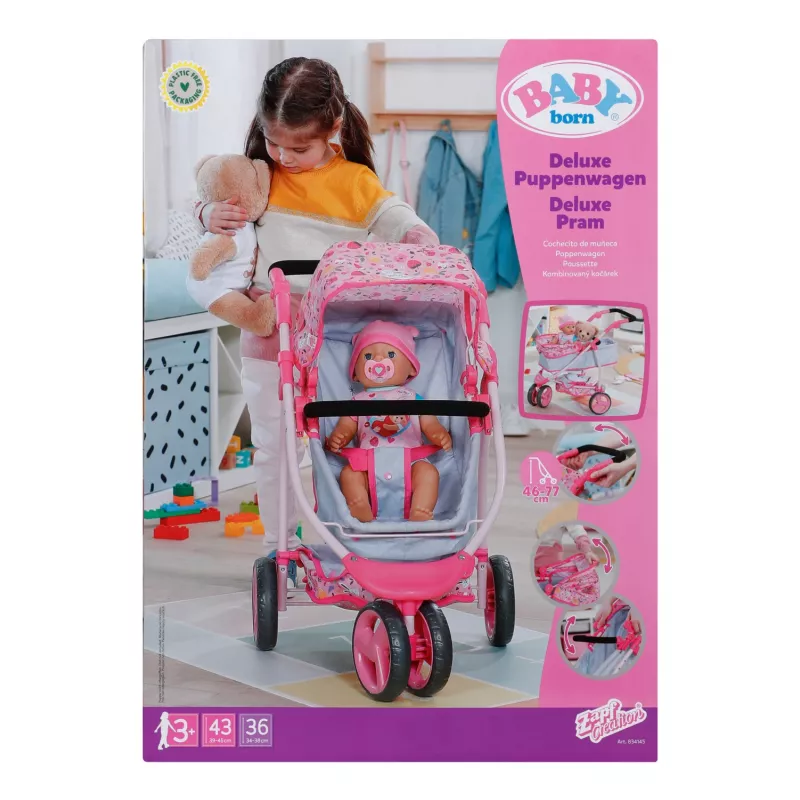 BABY born Deluxe Puppenwagen, Puppenwagen, 3 Jahr(e)