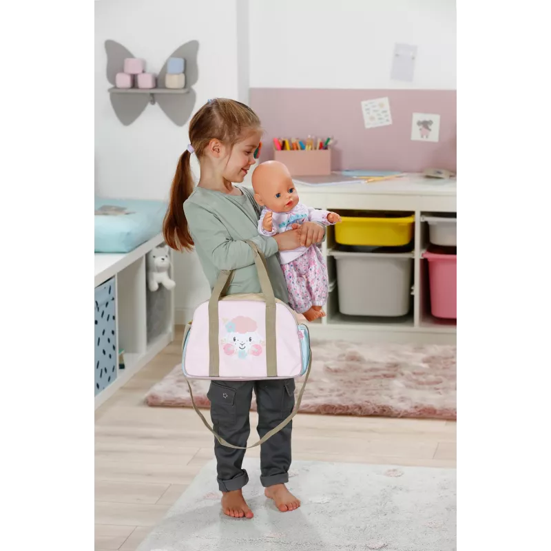 BABY born Wickeltasche Blume Puppen-Wickeltasche