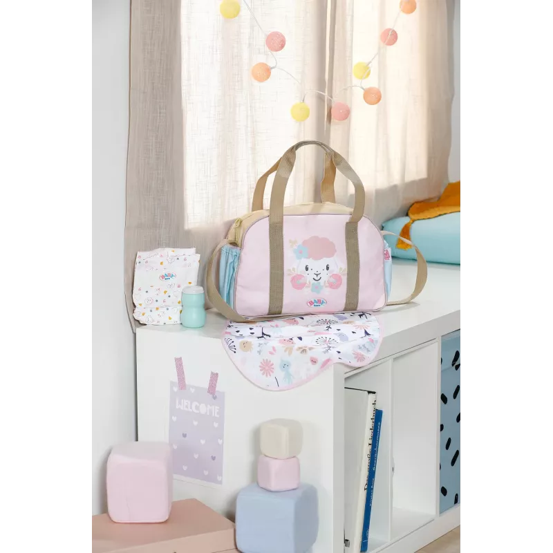 BABY born Wickeltasche Blume Puppen-Wickeltasche