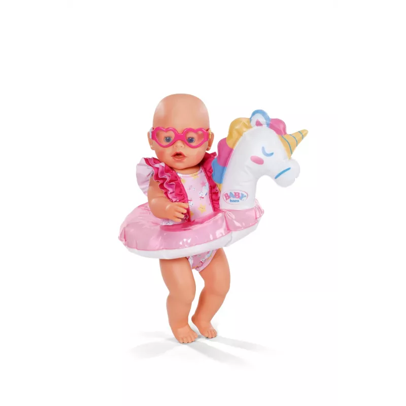 BABY born Bade-Set Einhorn 43 cm, Puppen-Badebekleidung, 3 Jahre
