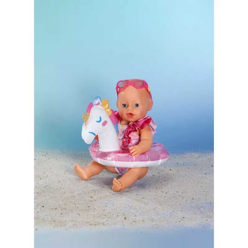 BABY born Bade-Set Einhorn 43 cm, Puppen-Badebekleidung, 3 Jahre