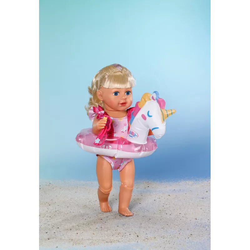 BABY born Bade-Set Einhorn 43 cm, Puppen-Badebekleidung, 3 Jahre
