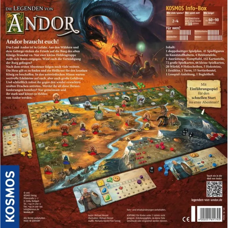 Kosmos 69174 Brett-/Kartenspiel Brettspiel Rollenspiel