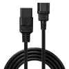 Lindy 2m C14 auf C19 Netzkabel-Verlängerung, Schwarz, 2 m, IEC C14, IEC C19, 250 V