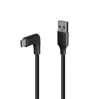 Lindy 1,5 m USB 3.2 Typ-A-auf-C-Kabel, 90° abgewinkelt, 10 Gbit/s