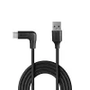 Lindy 1,5 m USB 3.2 Typ-A-auf-C-Kabel, 90° abgewinkelt, 10 Gbit/s