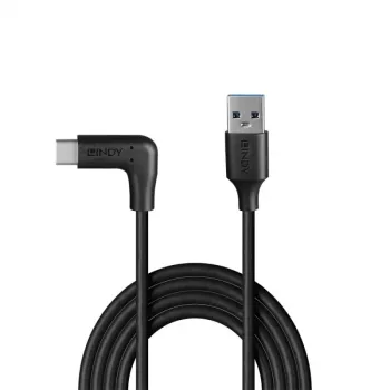 Lindy 1,5 m USB 3.2 Typ-A-auf-C-Kabel, 90° abgewinkelt, 10 Gbit/s