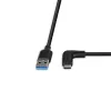 Lindy 1,5 m USB 3.2 Typ-A-auf-C-Kabel, 90° abgewinkelt, 10 Gbit/s