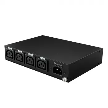 Lindy 32622 Stromverteilereinheit (PDU) 4 AC-Ausgänge 1U Schwarz