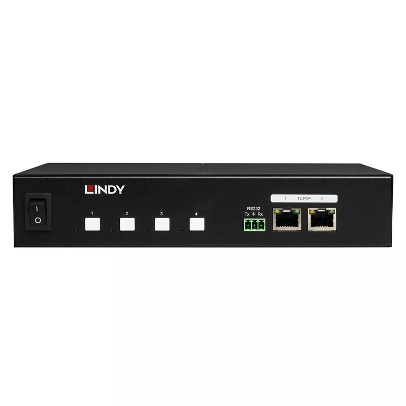 Lindy 32622 Stromverteilereinheit (PDU) 4 AC-Ausgänge 1U Schwarz