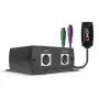 Lindy 100m PS/2 KM Cat.5e/6 Extender, Sender & Empfänger, Kabelgebunden, 100 m, Cat5e, Cat6, Schwarz, CE, FCC, RoHS & REACH, CP65