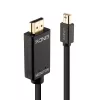 Lindy Kabel Mini DisplayPort/HDMI 4K30 (DP: passiv) 5m, 5 m, Mini DisplayPort, HDMI Typ A (Standard), Stecker, Stecker, 3840 x 2160 Pixel