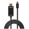 Lindy Kabel Mini DisplayPort/HDMI 4K30 (DP: passiv) 5m, 5 m, Mini DisplayPort, HDMI Typ A (Standard), Stecker, Stecker, 3840 x 2160 Pixel