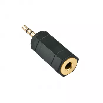 Lindy 35622 Kabel-Gender-Changer 2,5 mm 3,5 mm Schwarz