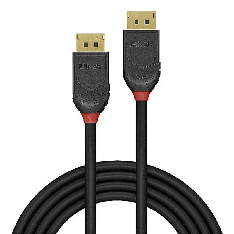 Lindy 36516 DisplayPort-Kabel 1 m Schwarz